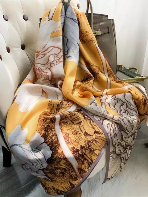 Luxury Silk Scarves For Women