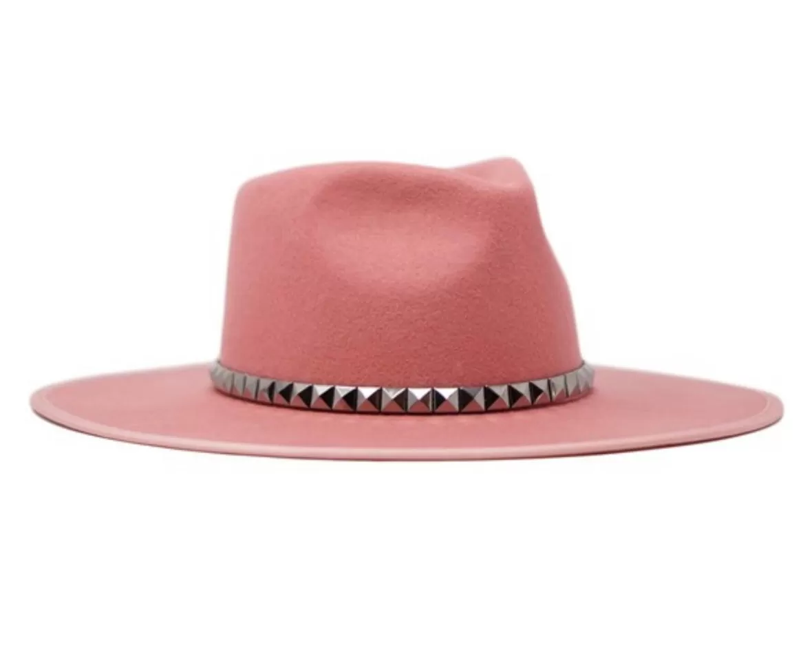 Metal Dolly Baby Pink Rancher Hat