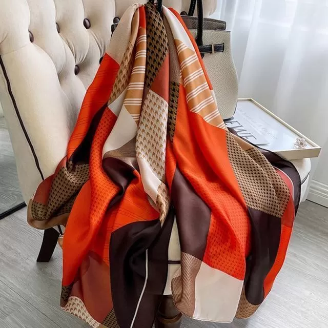 Muffler Silk Scarves