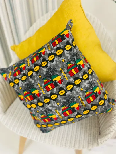 Multi African Ankara Multicoloured Cushion Cover - African Clothing Store | JT Aphrique