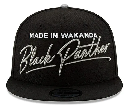 New Era 9Fifty Black Panthers Snapback Adjustable Hat