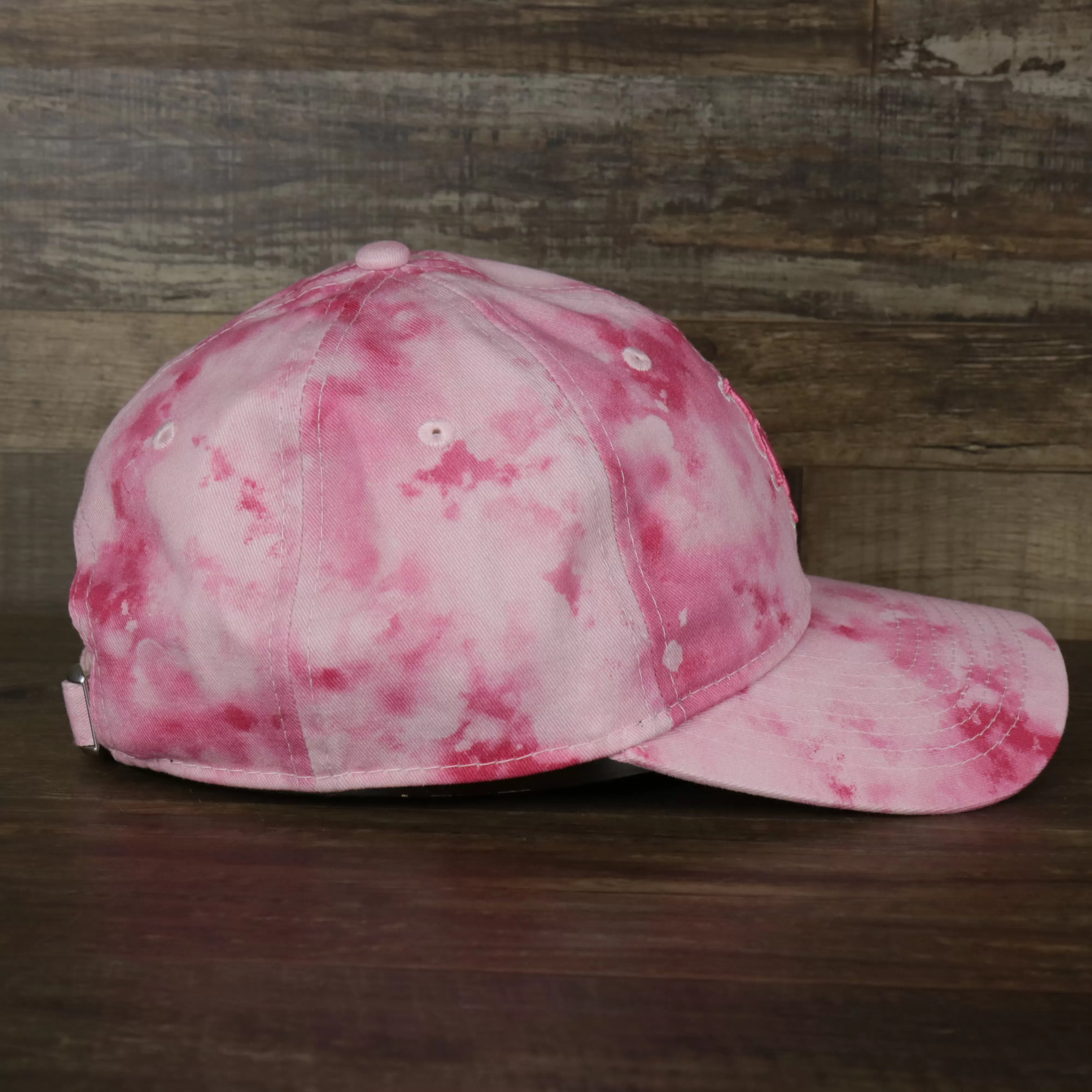 New York Mets 2022 Mother’s Day On-Field 9Twenty Women’s Dad Hat | Pink Tye Dye