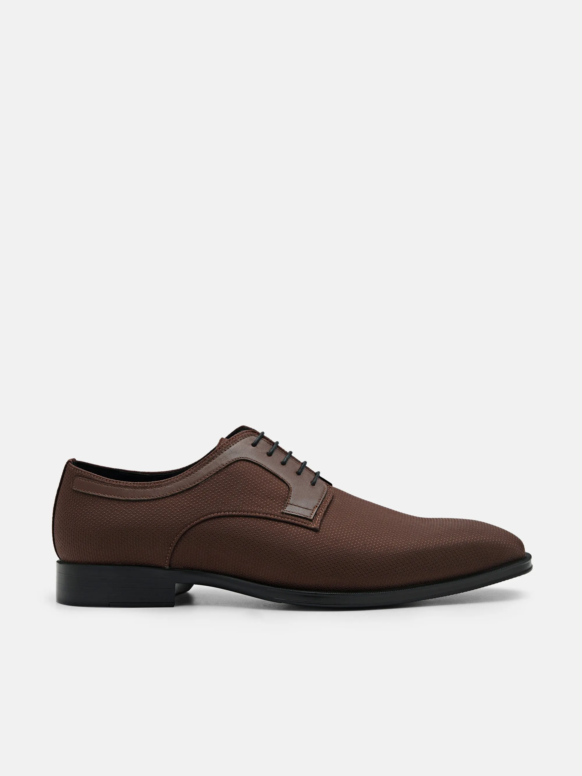 Nylon and Leather Derby Shoes