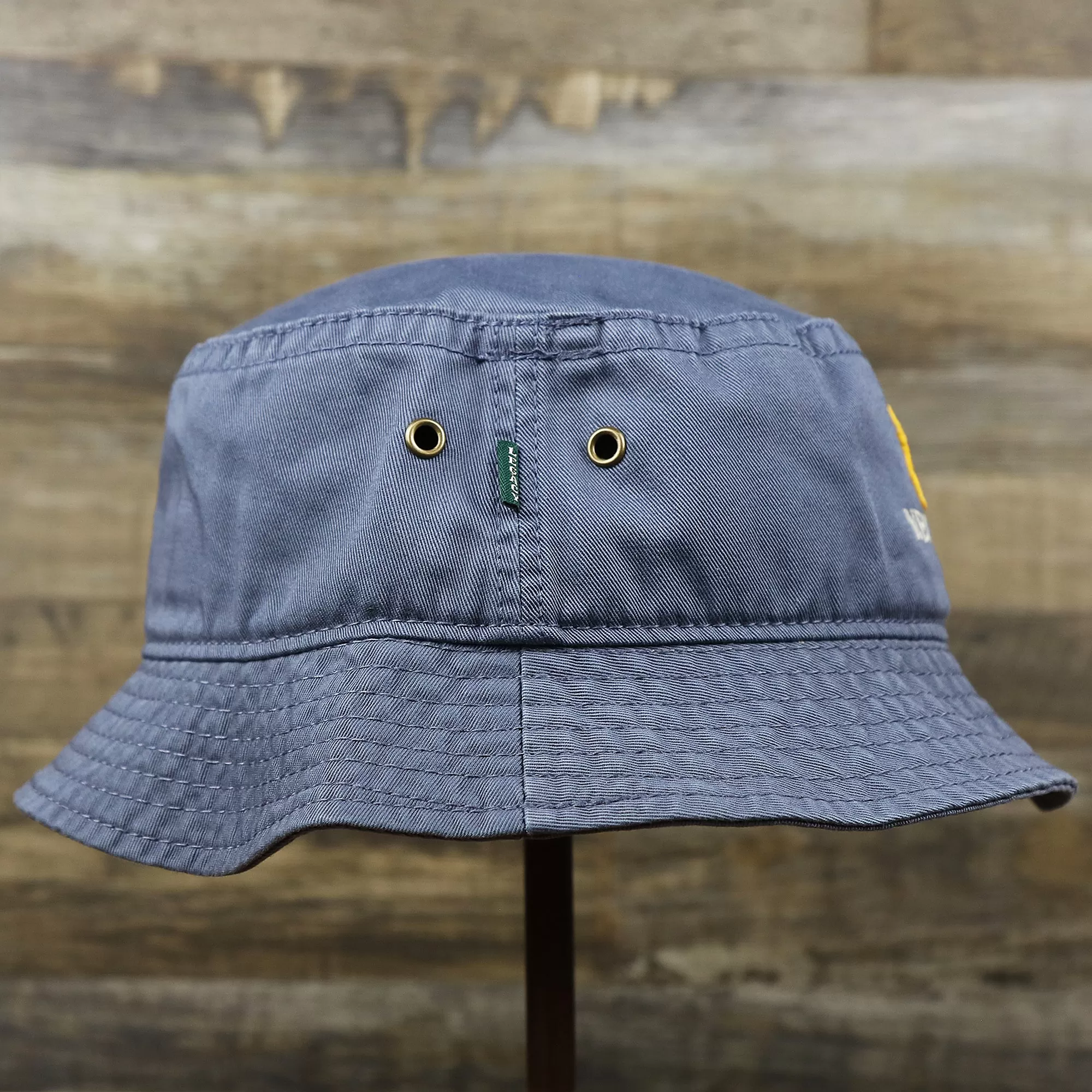 Ocean City Anchor New Jersey Wordmark Bucket Hat | Slate Blue Bucket Hat