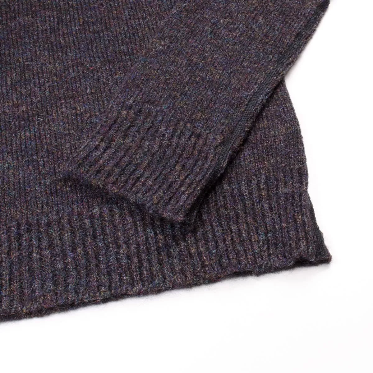 Our Legacy - Base Roundneck Sweater - Tweed Black