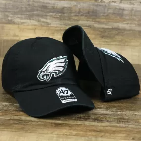 Philadelphia Eagles Logo Adjustable Dad Hat | Black Dad Hat