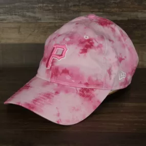 Pittsburgh Pirates 2022 Mother’s Day On-Field 9Twenty Women’s Dad Hat | Pink Tie Dye