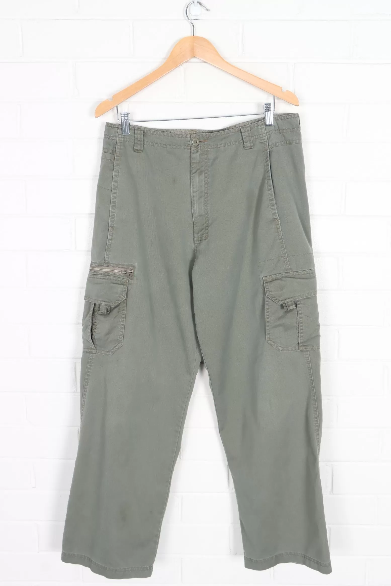 REI Olive Green Cargo Workwear Pants (34x30)