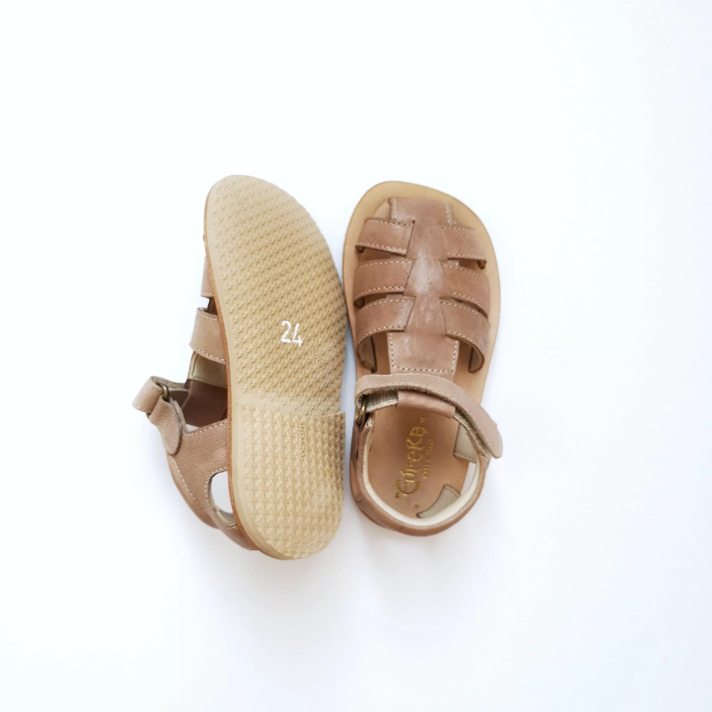 Sandals -Trapper sabbia rubber sole (made-to-order)