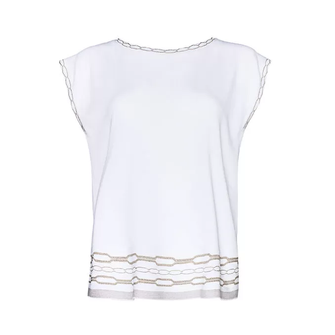 SHIRT CHAIN LUX Woman White 