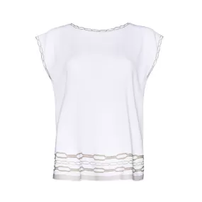 SHIRT CHAIN LUX Woman White 