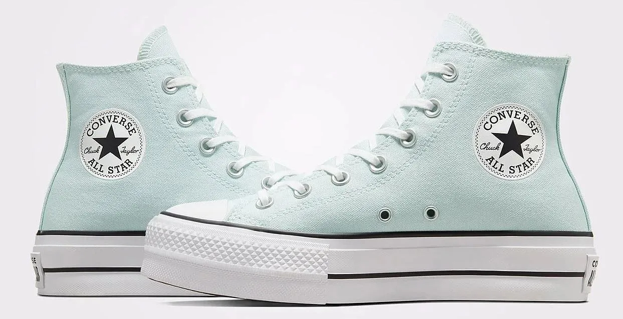 shoes Converse Chuck Taylor All Star Move Platform Seasonal Hi - A06138/Chance Of Rain/White/Black - women´s