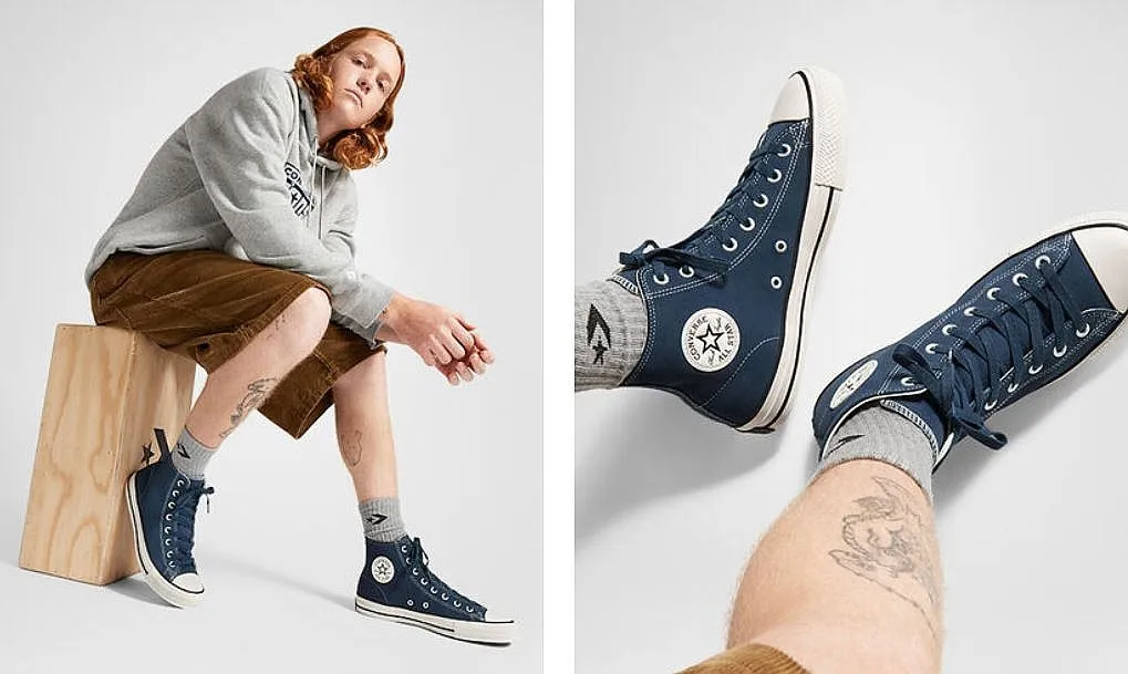 shoes Converse Chuck Taylor All Star Pro Suede Hi - A06649/Navy/Egret/Black