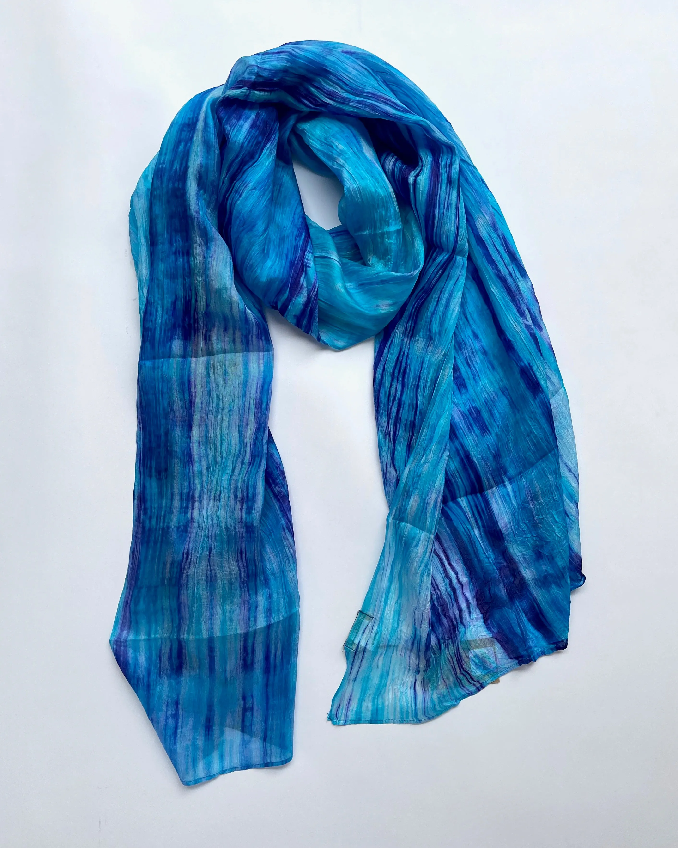 Silk Watercolor Scarves