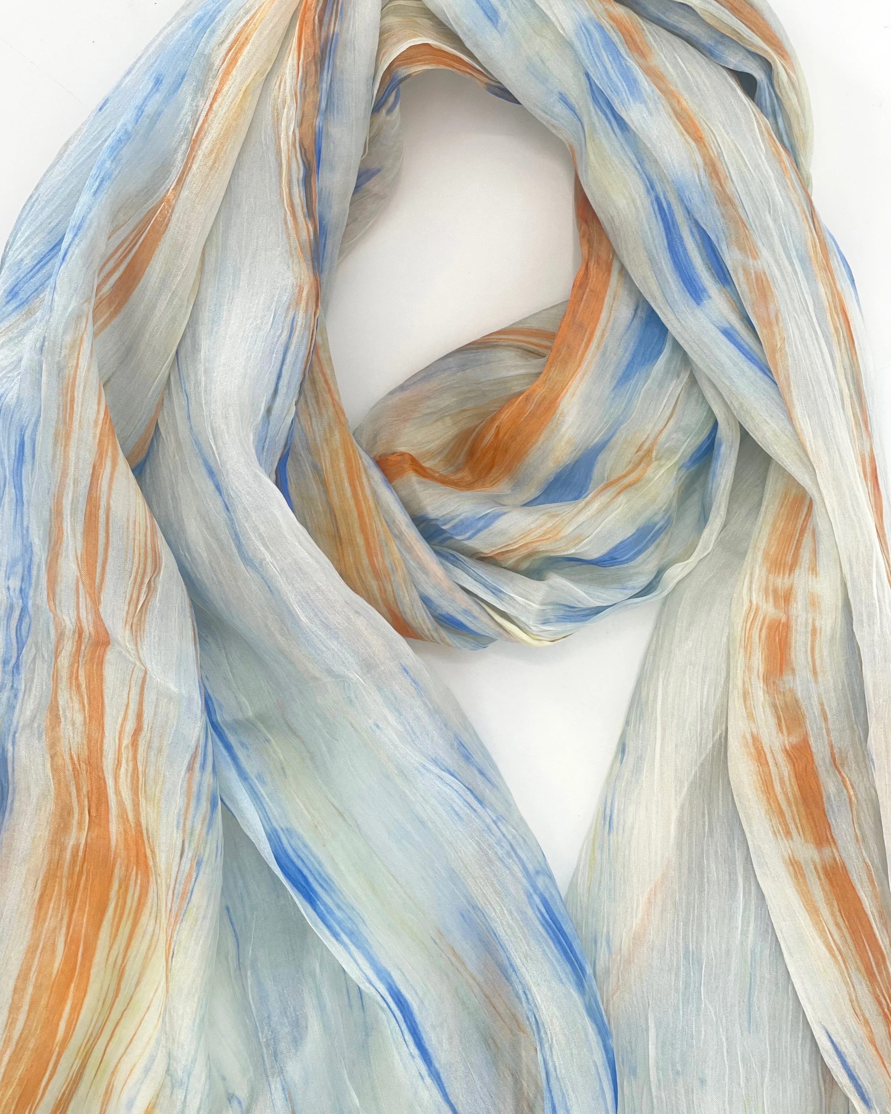 Silk Watercolor Scarves