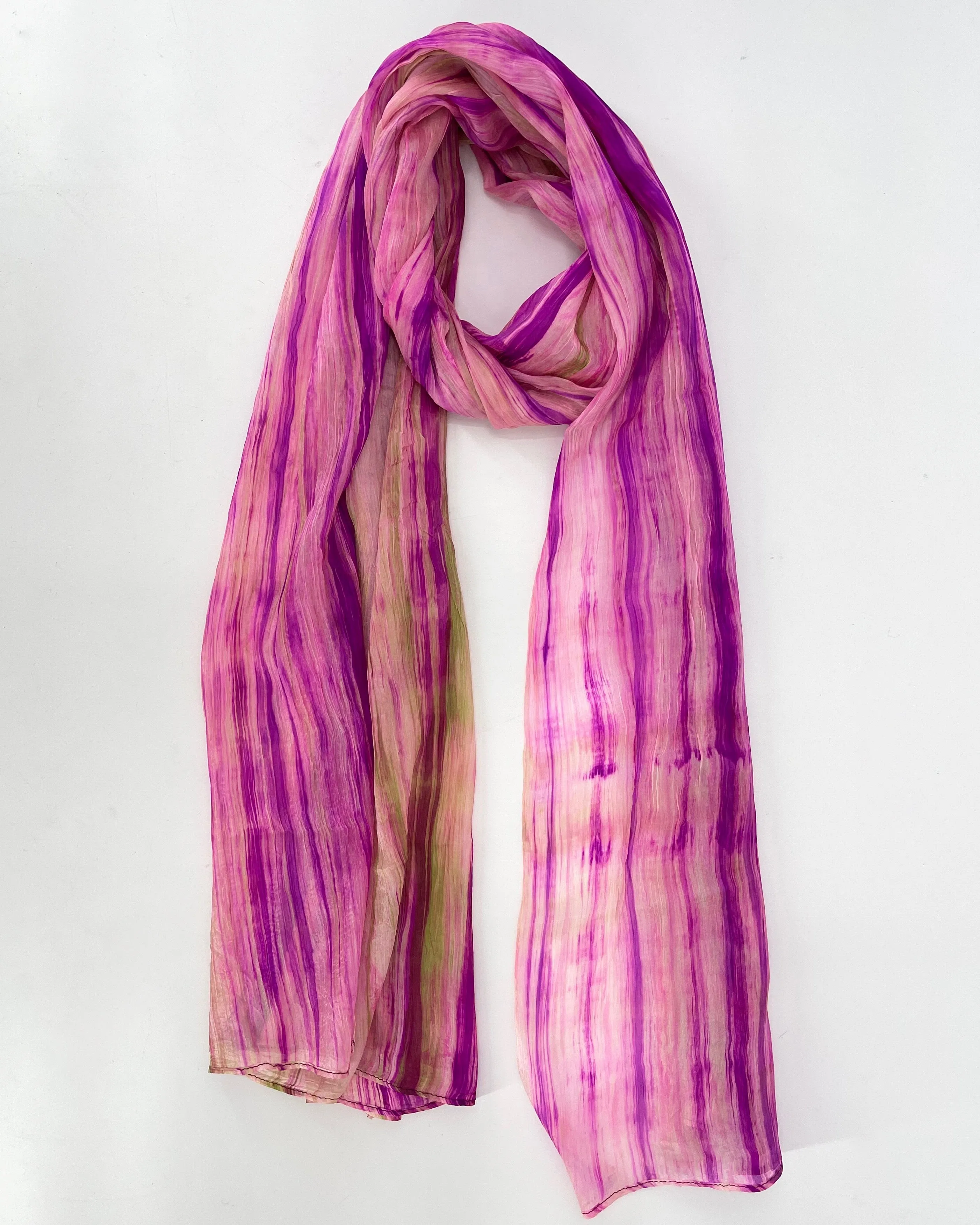 Silk Watercolor Scarves