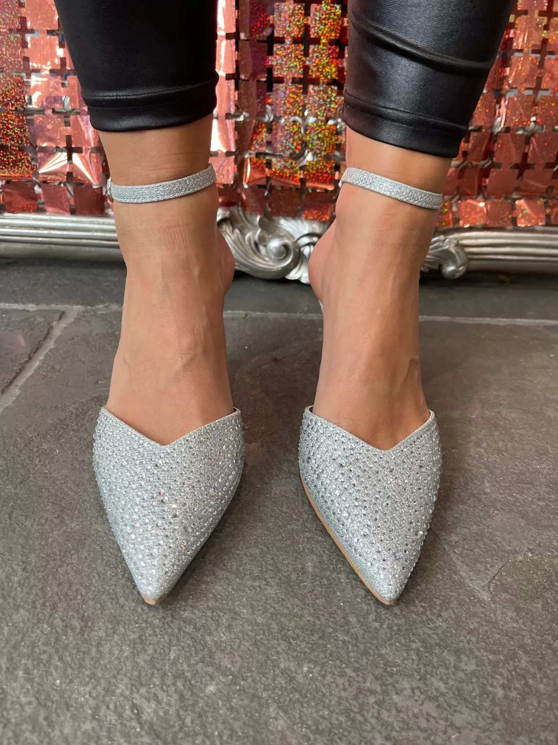 Sparkle Pointed Shoe Amazonite