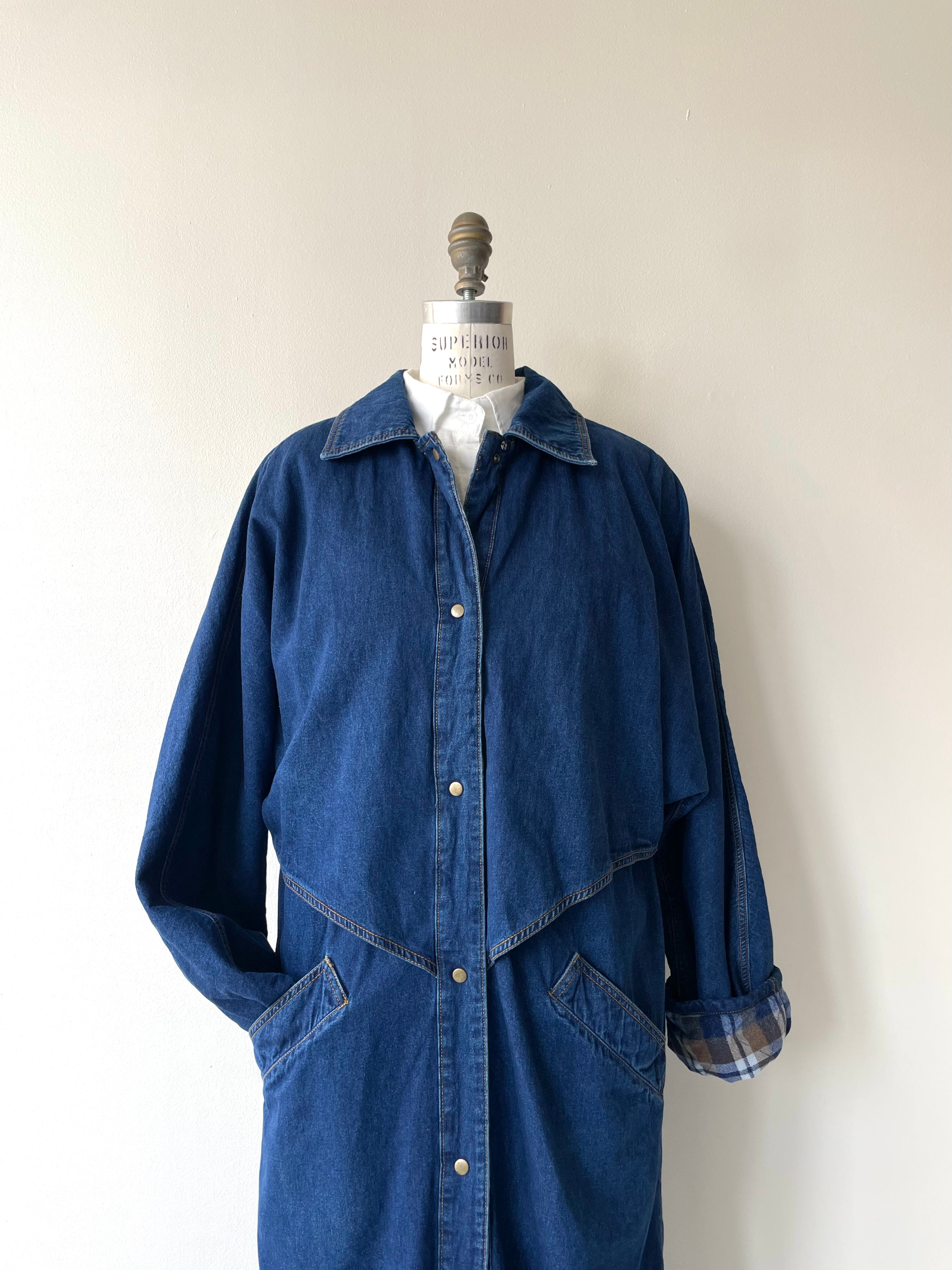 Spiegel Denim Coat | 1980s