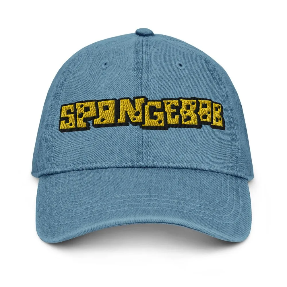 SpongeBob SquarePants Embroidered Denim Hat