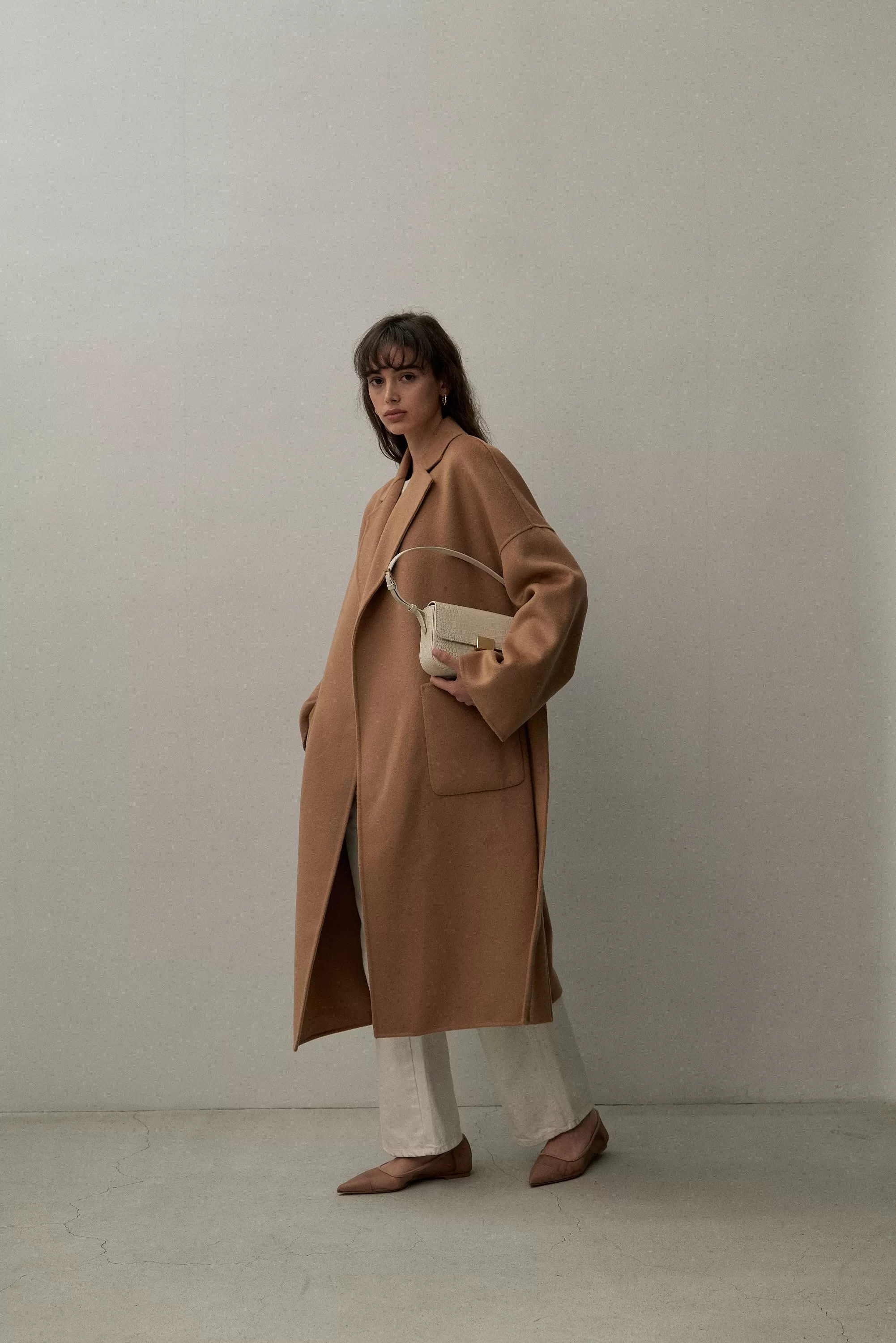 THE BOYFRIEND COAT - CAMEL 90/10