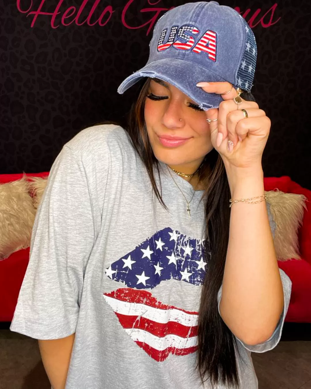 USA Stars Baseball Hat