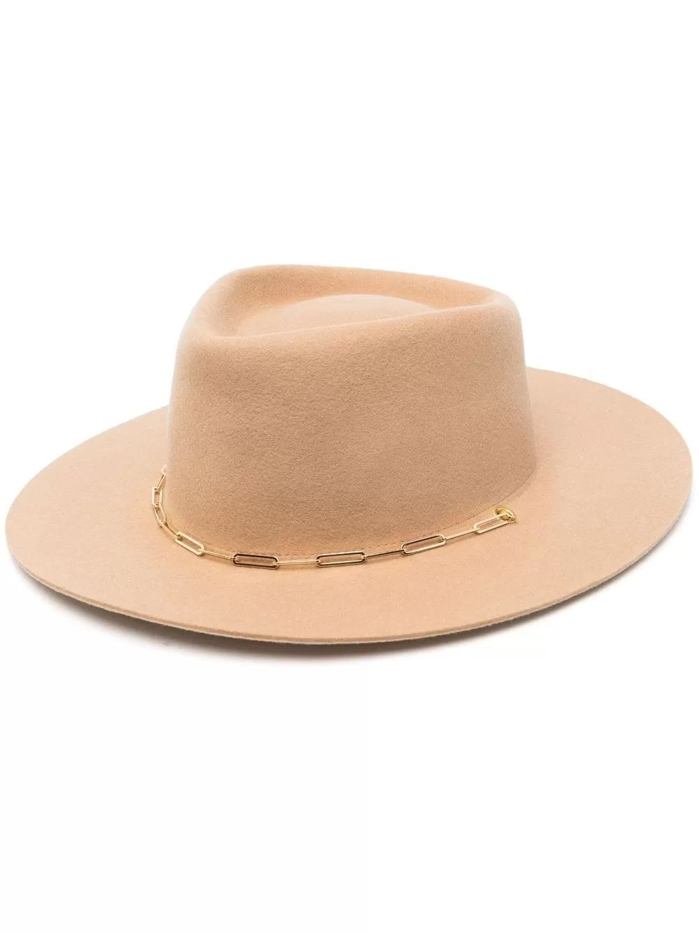 Van Palma Chain Detail Fedora Hat