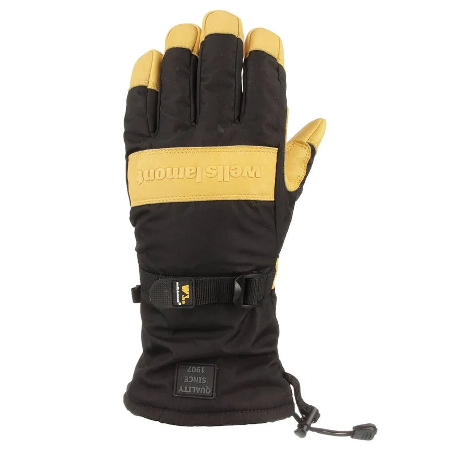 Wells Lamont Men's Hydrahyde® Waterproof Grain Goatskin Hybrid Gloves