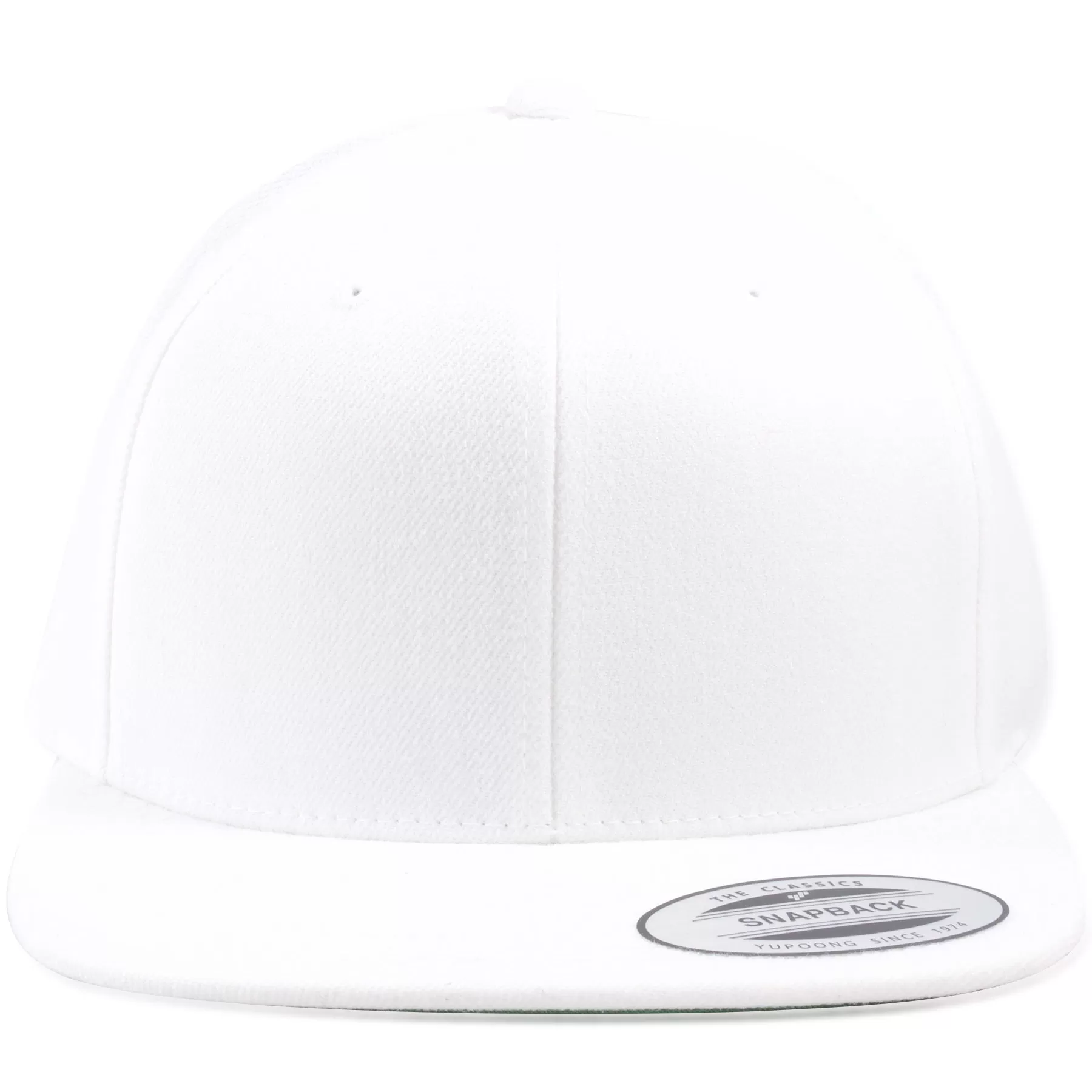 White Blank Green Undervisor Adjustable Snapback Hat