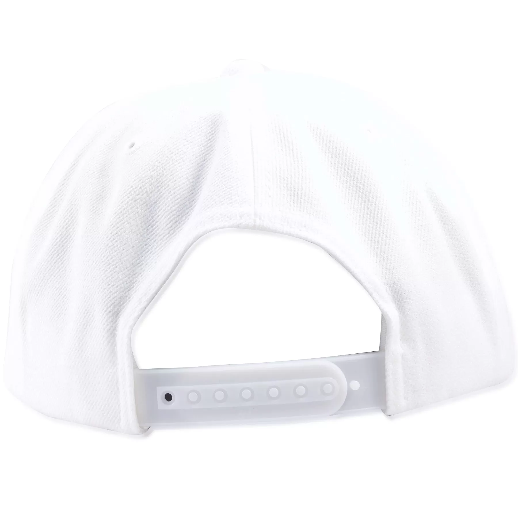 White Blank Green Undervisor Adjustable Snapback Hat