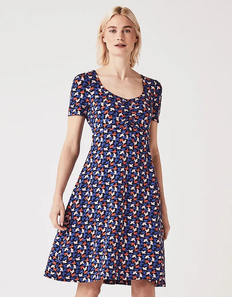 Women's Iris Jersey Printed Tea Dress from Crew Clothing Company