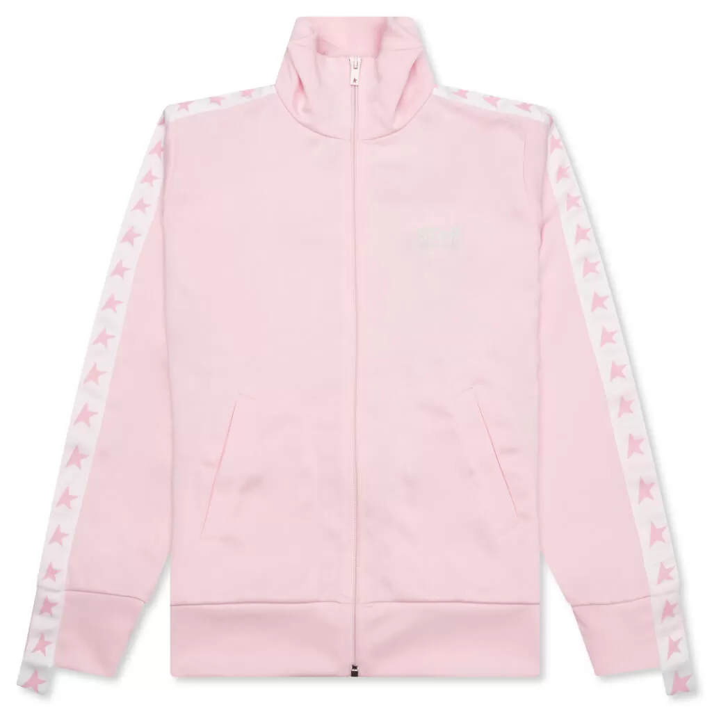 Women's Star Zipped Track Jacket - Rose Shadow