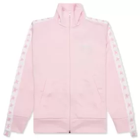 Women's Star Zipped Track Jacket - Rose Shadow