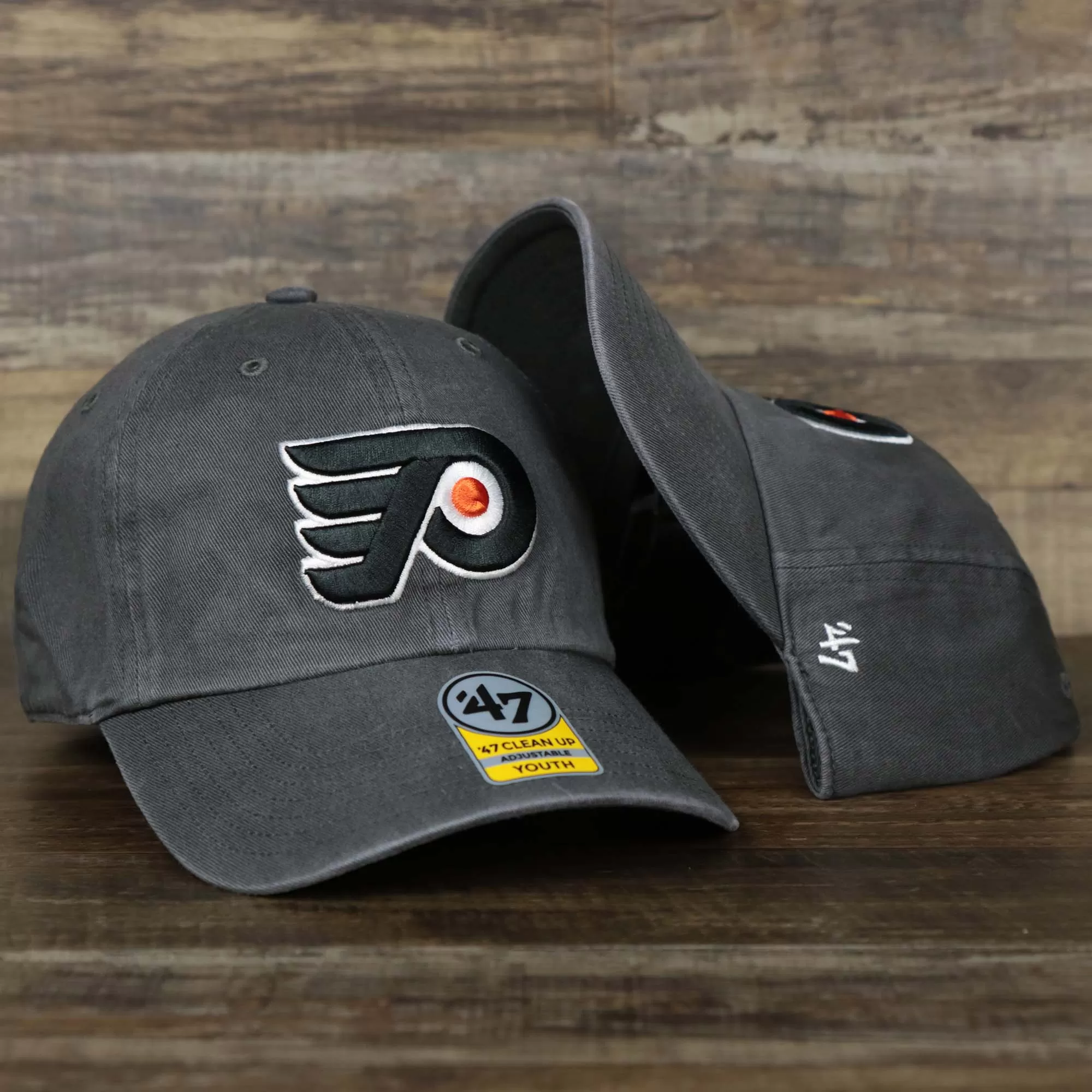 Youth Philadelphia Flyers Charcoal Dad Hat | 47 Brand OSFM